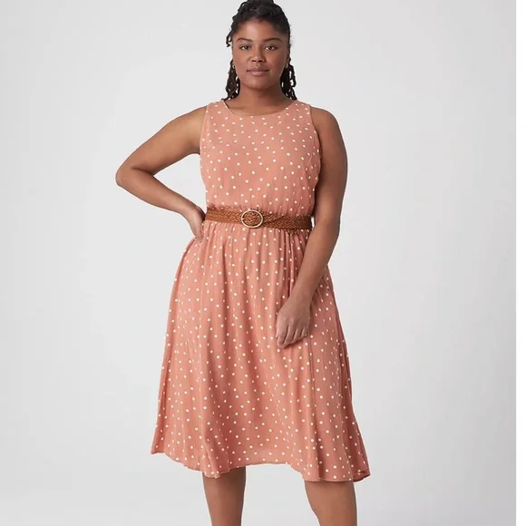 Lane Bryant | Dresses | Lane Bryant Sleeveless Cutoutback Fit Flare Dress Belt New With Tags | Poshmark Lane Bryant | Dresses | Lane Bryant Sleeveless Cutoutback Fit Flare Dress Belt New With Tags | Poshmark